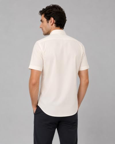 Image of Appel Touch Men's Cotton Blend Formal Shirt Half Sleeves