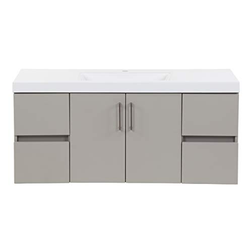 Woodcrafters Home Products Innes Bathroom Vanity with Sink, 48.5