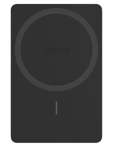 Image of Lexar Magnetic Sleeve for SL500 Portable SSD, Magnetic Attachment for iPhone & Mac, Shockproof Rubber Protective Sleeve, Black