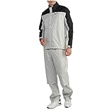 [ミズノ] ゴルフウェア ムーブ レインスーツ II 上下セット 撥水(20洗3級) 耐水圧20,000mm 透湿20,000g/m2・24h メンズ ライトグレー XL