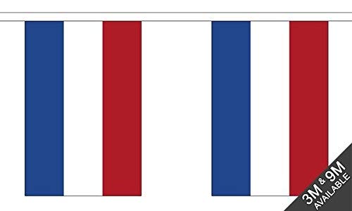 Flagtex Netherlands Fabric Bunting – 9m with 30 Flags – Indoor & Outdoor Decoration – String Flags Banners Dutch Holland Western Europe Benelux — image 1