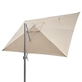 2049 Sustainability Housse de rechange pour parasol 330 x 240 cm pour Seglarö/Seglaro Classic (Beige)