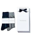 シックストックス 公式【奈良で編む日本製靴下】ソックス メンズ 靴下 ギフト プレゼント 男性 2足ギフトバッグ(LINE クール, L)