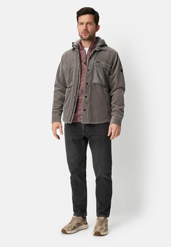 camel active Herren Strick-Troyer mit melierter Struktur Bernsteinrot, Menswear-XL