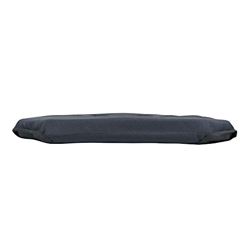 Douceur d 'Intérieur Essentiel Polyester Seat Cushion with 4 Flaps 36 x 36 cm Béton - Image 3