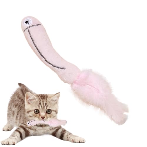 Générique Giocattoli per gatti | Catnip Fish Toy | Giocattolo Catnip da masticare resistente ai morsi | Cartone animato Fish Cat Toys per Gatti Giocando a Masticazione Denti di albero