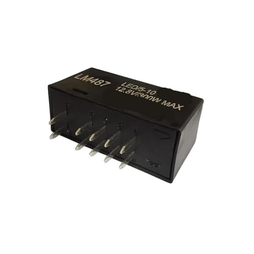 Relais Flash LM487 stable 10 broches pour feux clignotants 12V