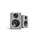 Kanto 2 Channel Powered PC Gaming Desktop Speakers - 3" Composite Drivers 3/4" Silk Dome Tweeter - Class D Amplifier - 100 Watts - Built-in USB DAC - Subwoofer Output - YU2MG (Matte Grey)