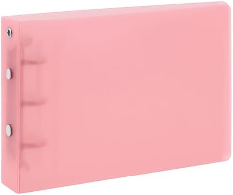 Nakabayashi MP-PLY-200-R Photo Binder, Large, 3 Holes, 10 P., Holds 20 Pieces, Red
