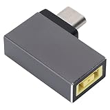 XUXHOU Adapter Mocy dla 3Pin 3Pin Samice Laptopa DC Przekształca się w Laptop, Przenośna Konstrukcja Przenośna, Aluminium Aluminium (Square Mouth Mother to 3pin)