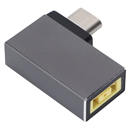 XUXHOU Adapter Mocy dla 3Pin 3Pin Samice Laptopa DC Przekształca się w Laptop, Przenośna Konstrukcja Przenośna, Aluminium Aluminium (Square Mouth Mother to 3pin)