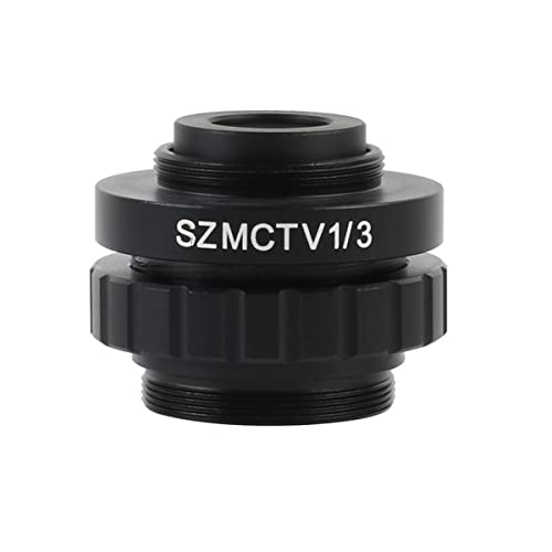 Microscope 1/3 0.3X Adapter Reduce Lens for Simul Focal Trinocular Stereo Video Microscope