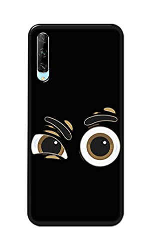 Image of PRINTFIDAA Funky Expression of Cartoon Eyes Printed Designer Hard Back Case Cover for Huawei Y9S (2019) -(WY) MVN1004