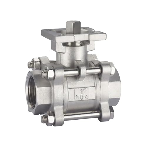 Válvula de bola DN20 en acero inoxidable SS304 con rosca interna duradera 4
