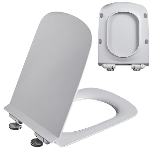 Abattant WC carré pour des toilettes familiales silencieuses et propres
