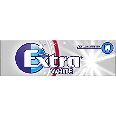 10 Packs of Original WRIGLEY'S Extra Chewing Gum Packs Fresh Stock (White)