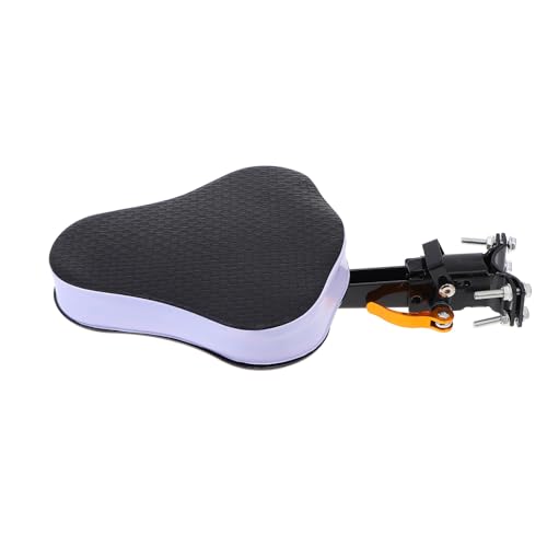 Selle de vélo électrique ergonomique en mousse et acier carbone