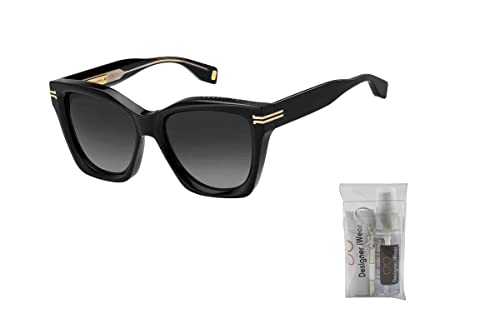 Marc Jacobs MJ1001/S Square Sunglasses for Women + BUNDLE with Designer iWear Eyewear Kit - Image 3