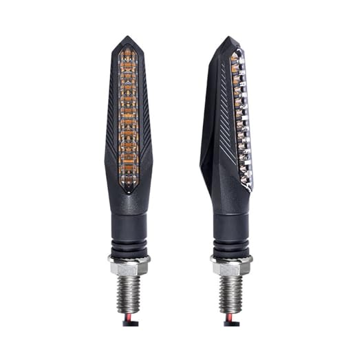 Clignotant de moto arrière 12LED ambre pour remplacer des feux usés M10