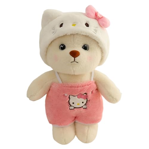 Image of Storescent Soft Toys for Kids - Stuffed Animal Plush Soft Toy for Boys & Girls | Plushie Toy Bear with Kitty Cloth 30cm