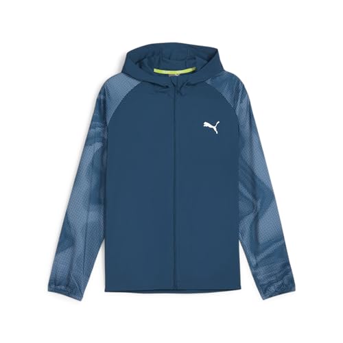 PUMA Men's Run Favorite Woven Jacket, Ocean Tropic, X-Large