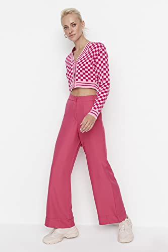 Trendyol Dames Normale taille Wijde pijpen Broek - Afbeelding 3