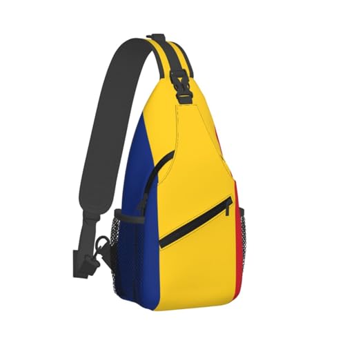Mochila unisex liviana con diseño de bandera de Rumania miniatura 2