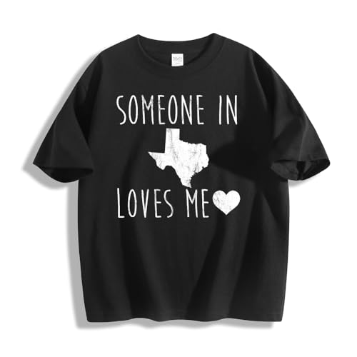 Someone in Texas Loves Me Short Sleeve Boys and Girls Little Kids Shirts