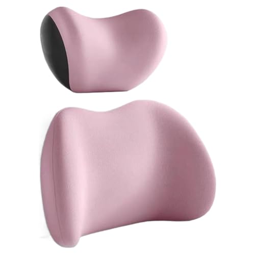 Cojín lumbar para coche, cojín lumbar ajustable para sillas. Cómodo accesorio interior de coche, cojín reutilizable para la parte inferior de la espalda para casa, estudio, avión, tren