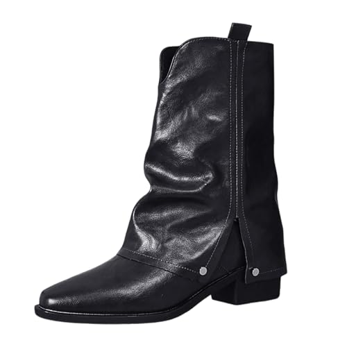 Bottes d'hiver décontractées à bout pointu idéales pour le bureau et les sorties