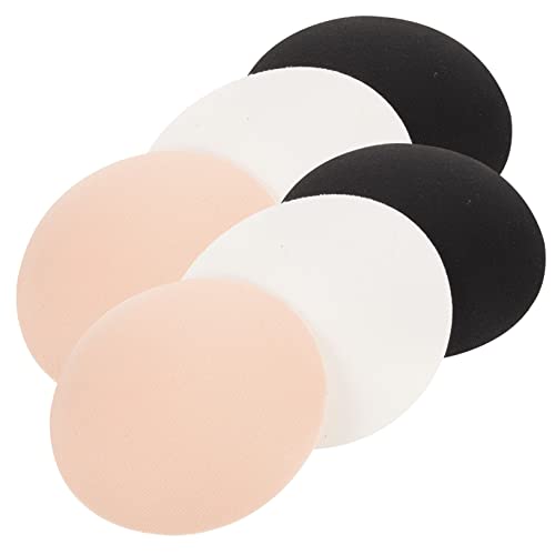 CTIRCHIU 3pares Pegatinas Antiexposición Para Pezones Cubrepechos Para Mujer Calcomanías Pecho Deportivo Transpirables y Reutilizables
