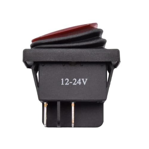 Interruptor basculante KCD4 iluminado para controlar el encendido seguro 5