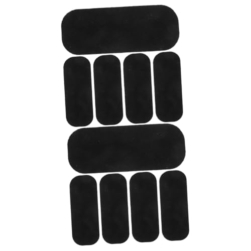 Garneck Ducturbo Aktivkohlefilter Pats 10 Stück Deckenventilatorfilter Ventilatorreinigungspads Selbstklebender Ventilatorflügelfilter Ventilatorfilterversorgung Einfache Installation Ventilatorfilter