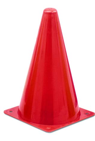 Ronex Sports Set de 12 Conos para Entrenamiento Fútbol - 15 CM/ 6" - Conos de señalización Conos Tráfico | Ideal para el Entrenamiento Fútbol, Deportes y Juegos, Entrenamiento del Perro (Multicolor) Cover