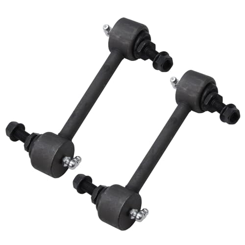 Image of Detroit Axle - 10pc End Control Arms Kit for Hyundai 2001-2006 Elantra, 2 Front Lower Control Arms with Ball Joints 4 Front Rear Sway Bar Links 4 Front Inner Outer Tie Rods Replacement