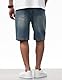 LuminBlaze Baggy Jeans Shorts Herren Loose Fit Vintage Weite Beinform Jorts Y2K Streetwear Hip Hop Casual Denim Shorts
