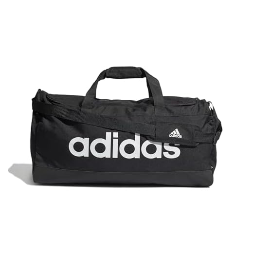 Mala Adidas Logo Linear L Preta - Unissex - Único - Preto