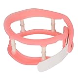 Cervical Collar for Kids, Adjustable Silicone Neck Support Brace, Cervical Spine Traction Stretcher - Prevent Bow and Crooked Neck Orthodontic (Pink)