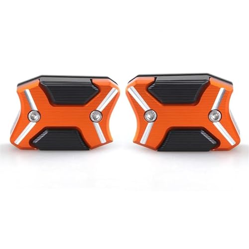 FXNIPXKQ Voor CB1100 CB 1100 2009-2019 Motorfiets CNC Valbescherming Frame Slider Kuip Guard Anti Crash Pad Protector Motorfiets Onderdelen (Oranje)