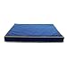 Furhaven Orthopedic Mattress Pet Bed, Large, Blue Solid, for Dogs and Cats