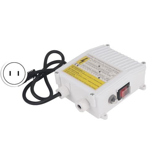 Image of Submersible and Deep Well Pump Controller Household Pump Control Box Built-in Thermal Circuit Breaker (1500W US Plug 110V)