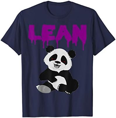 Funny codein panda - purple lean t-shirt