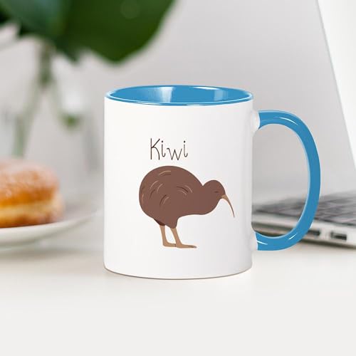 Taza de cerámica Kiwi Bird 11 oz miniatura 4