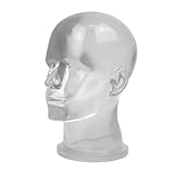 Con canal auditivo: la cabeza del muñeco masculino tiene agujeros en las orejas y se puede usar con auriculares. Mejor visualización de auriculares, auriculares y consolas de juegos.