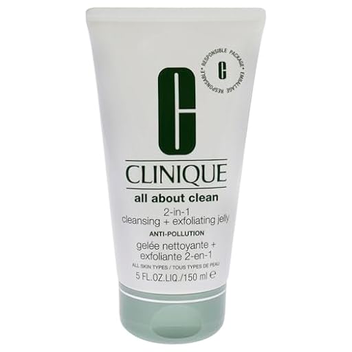 Clinique All About Clean 2-in-1 Cleansing + Exfoliating Jelly 150 ml | Ya disponible en tu tienda friki favorita! En mundofriki.es!