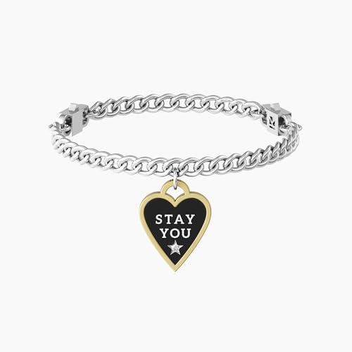 KIDULT - Bracciale in acciaio 316L e PVD Gold |