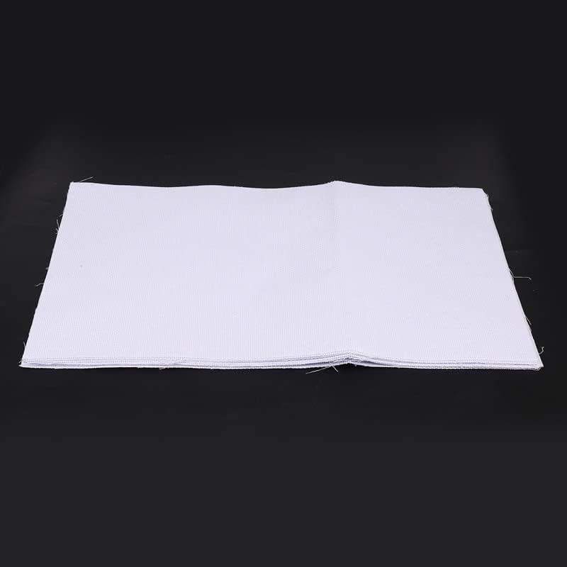 8 Pieces 14 Count Classic Reserve Aida Cloth Cross Stitch Cloth, White, 12 Inch X 18 Inch| | - - (Color: White)
