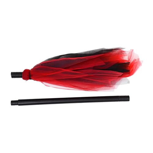 WOONEKY Witch Broomstick for Halloween Plastic Broomstick Prop Cosplay Unique Witch Flying Broomstick