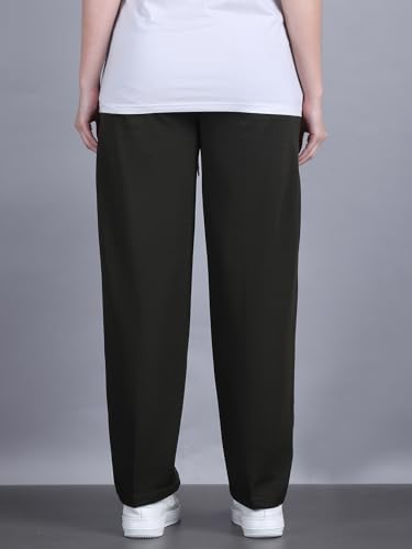 Image of Mack Jonney Solid| Relaxed Fit | Cotton Trackpant for Women-M27