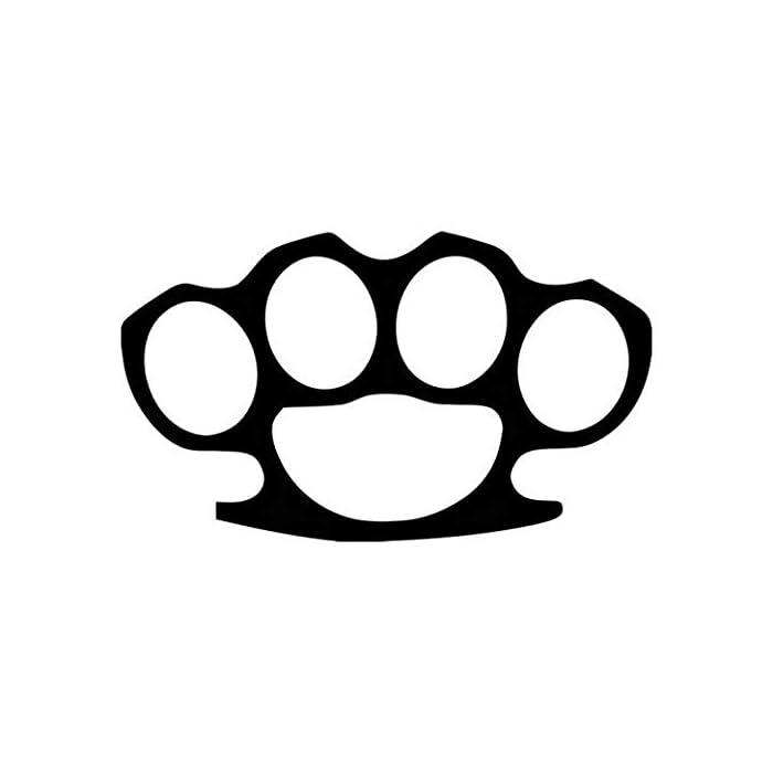Buy Brass Knuckles JDM Sticker Graphic Auto Wall Laptop Cell 